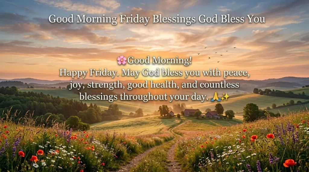 Good Morning Friday Blessings God Bless You