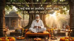 Blessing Sai Baba Quotes in Hindi