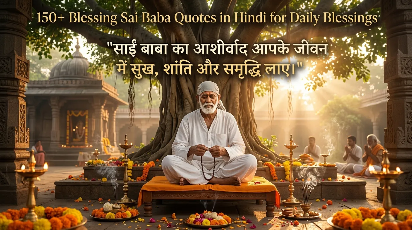 Blessing Sai Baba Quotes in Hindi