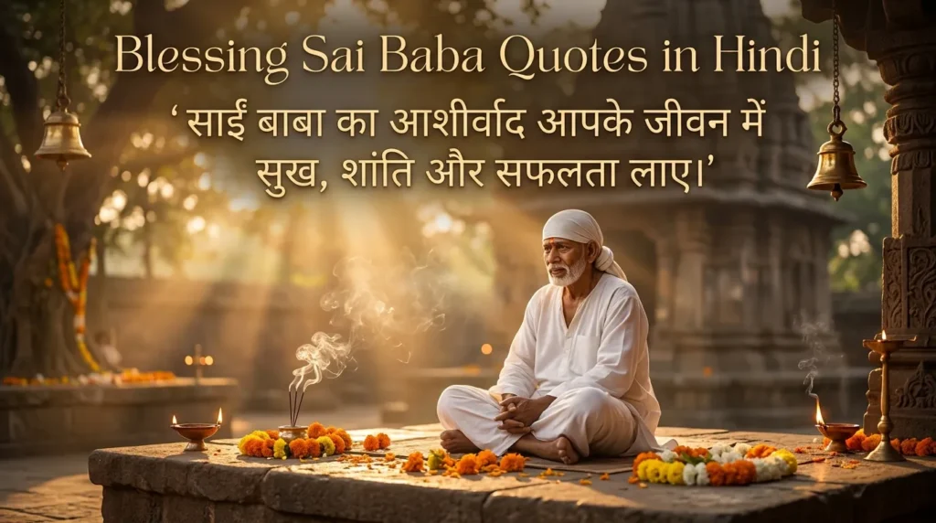 Blessing Sai Baba Quotes in Hindi