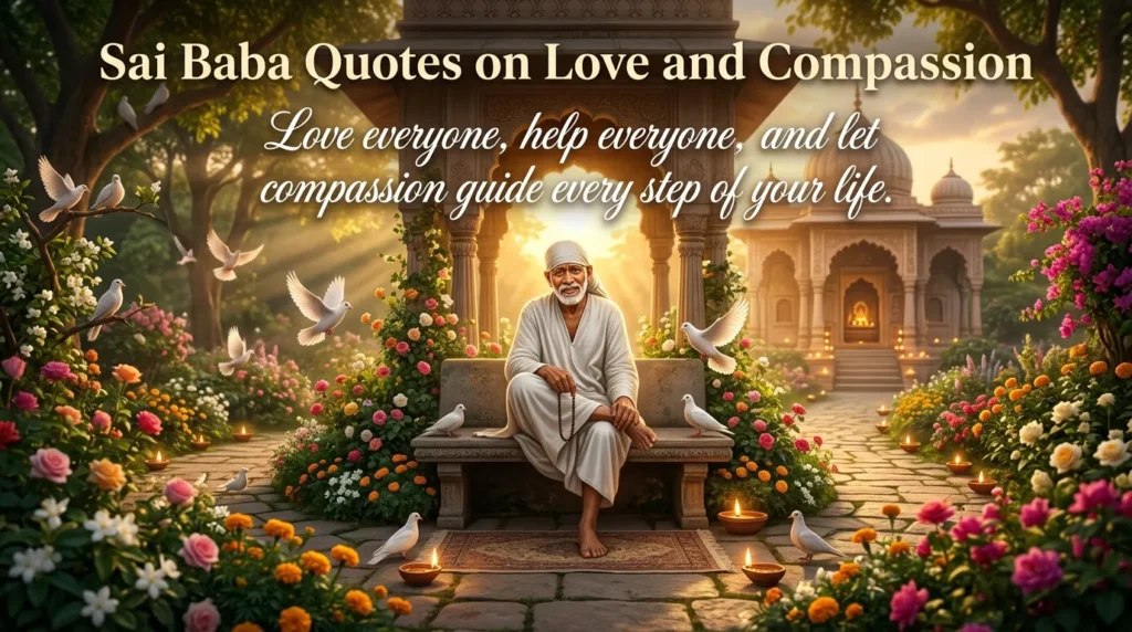 Sai Baba Quotes on Love and Compassion