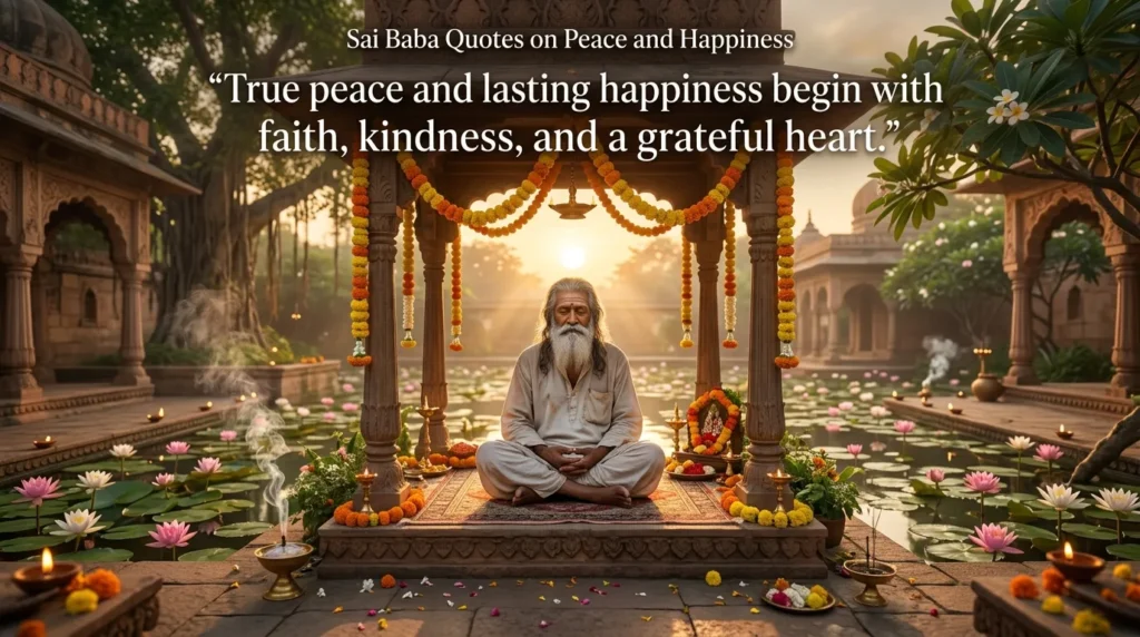 Sai Baba Quotes on Peace and Happiness