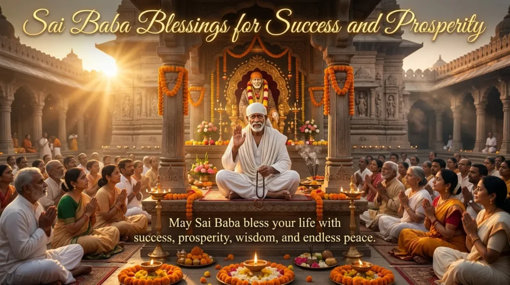 Sai Baba Blessings for Success and Prosperity