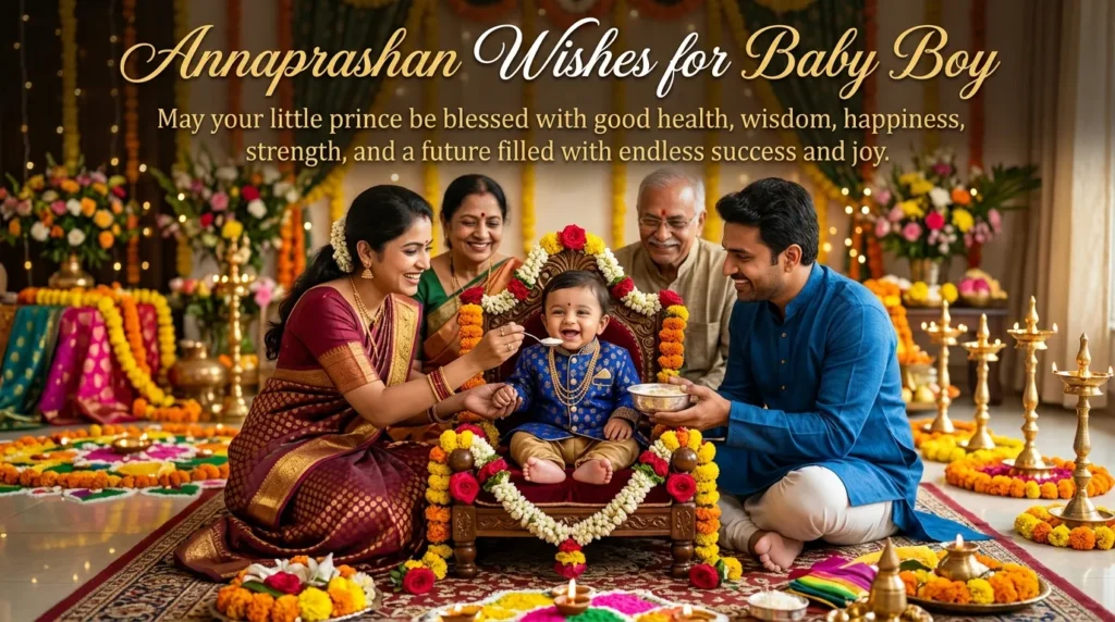 Annaprashan Wishes for Baby Boy