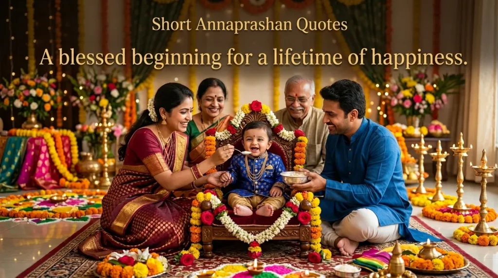 Short Annaprashan Quotes
