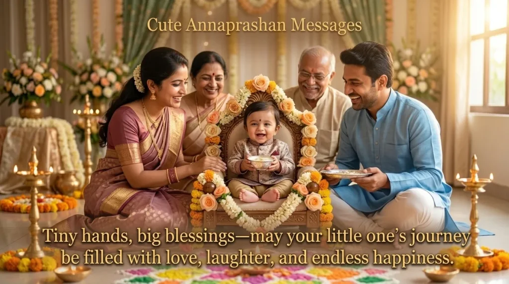 Cute Annaprashan Messages