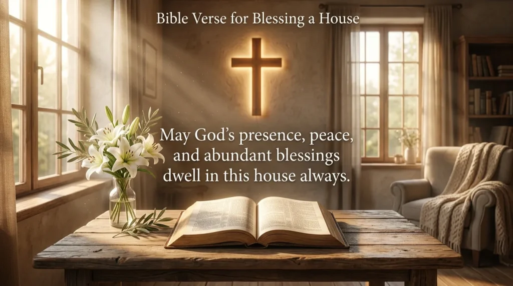 Bible Verse for Blessing a House