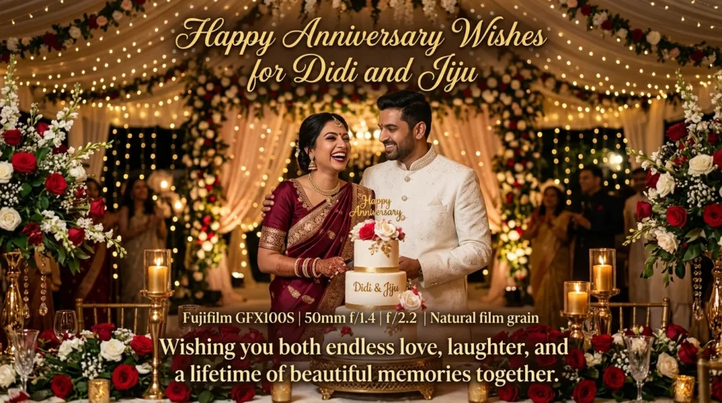 Happy Anniversary Wishes for Didi and Jiju