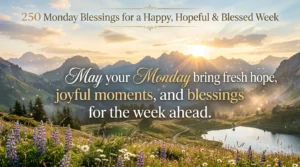 250+ Monday Blessings for a Happy, Hopeful & Blessed Week