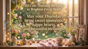150+ Cute Thursday Blessings to Brighten Every Heart