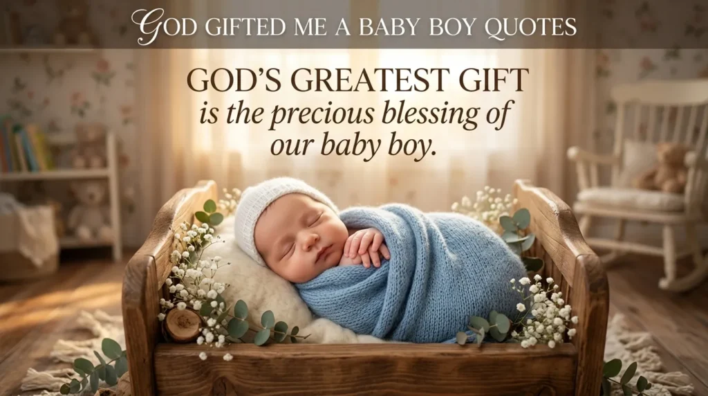 God Gifted Me a Baby Boy Quotes