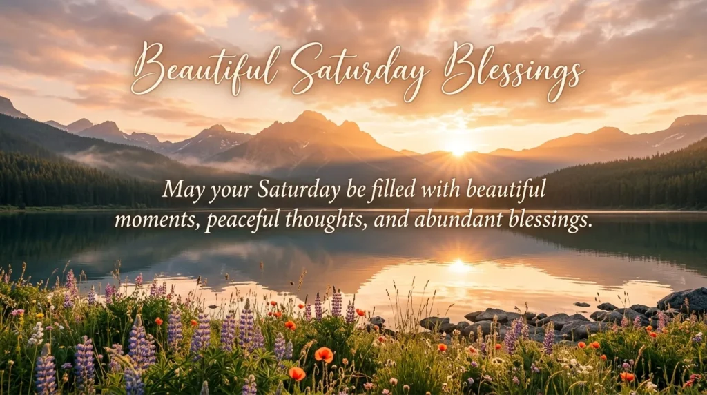 Beautiful Saturday Blessings