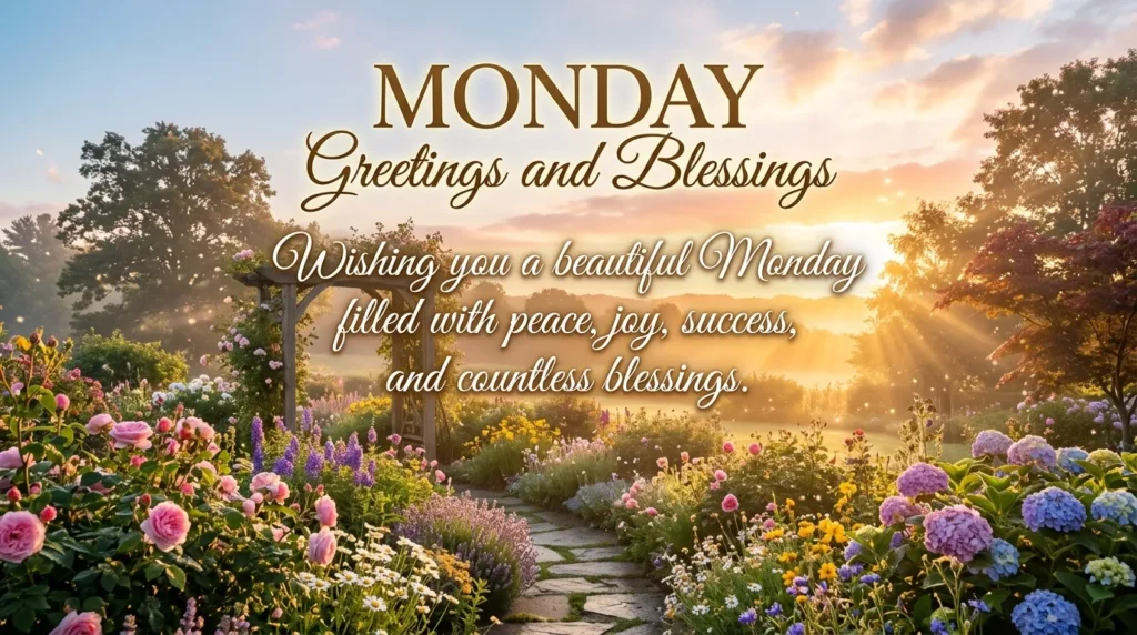 Monday Greetings and Blessings