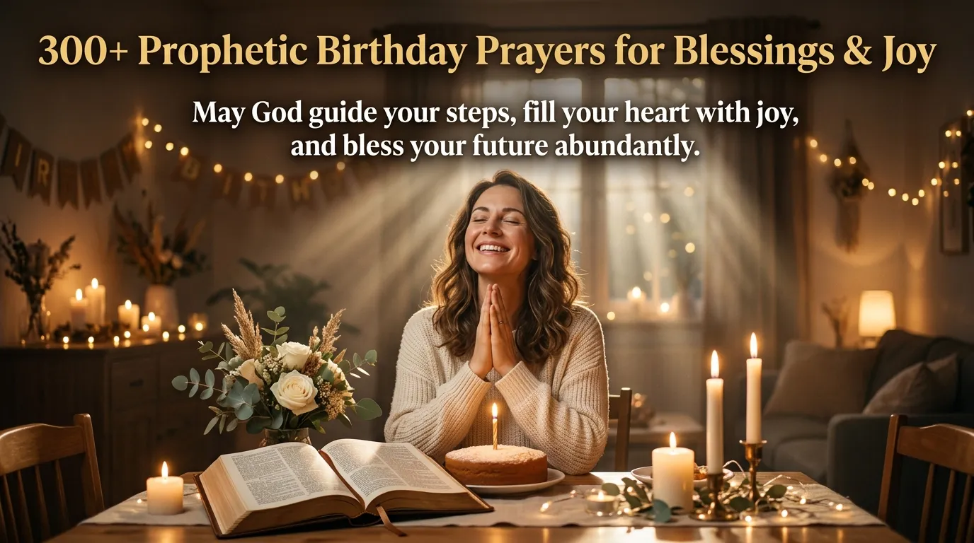 300+ Prophetic Birthday Prayers for Blessings & Joy