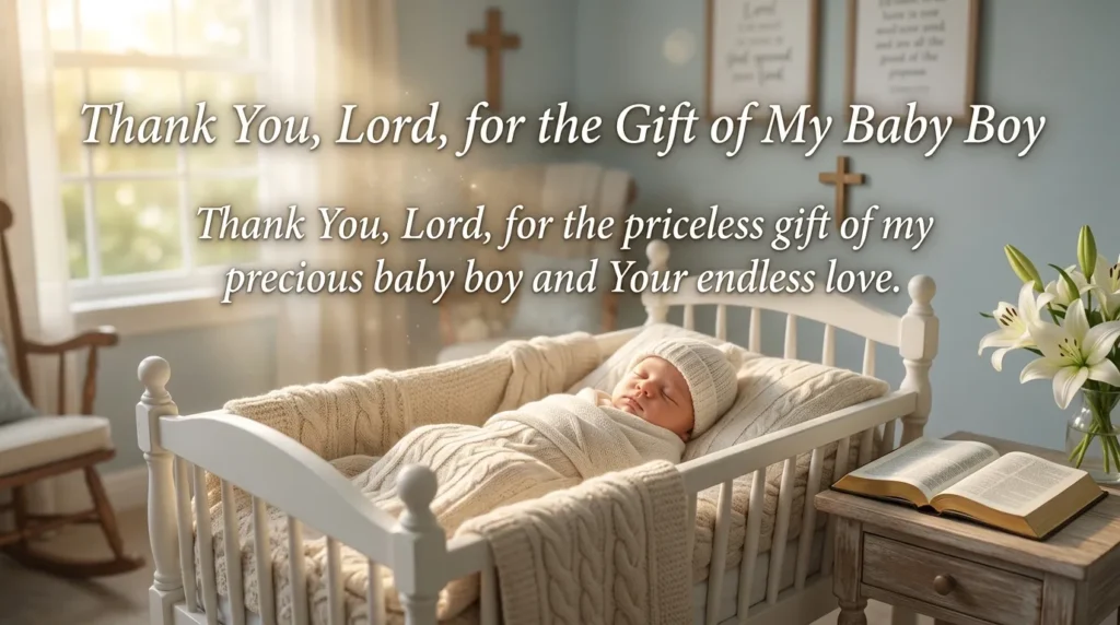 Thank You, Lord, for the Gift of My Baby Boy