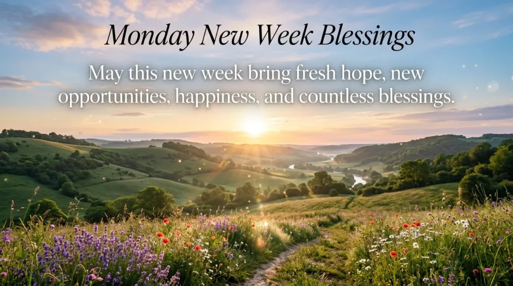 Monday New Week Blessings