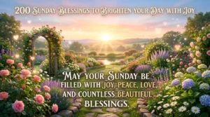 200+ Sunday Blessings to Brighten Your Day With Joy