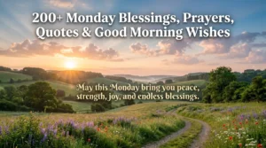 200+ Monday Blessings, Prayers, Quotes & Good Morning Wishes