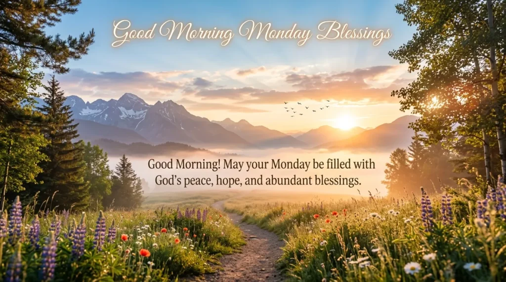 Good Morning Monday Blessings