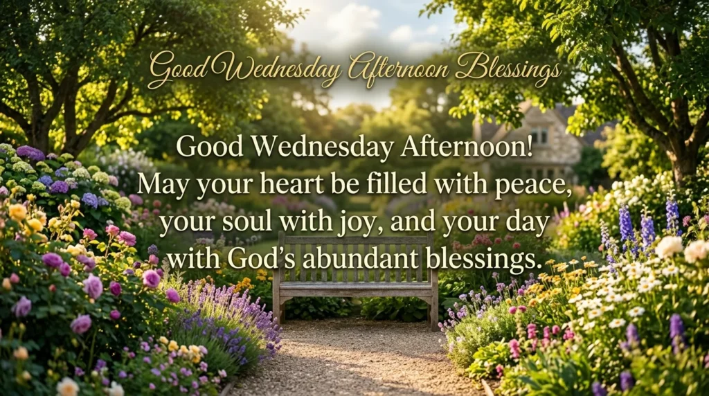 Good Wednesday Afternoon Blessings