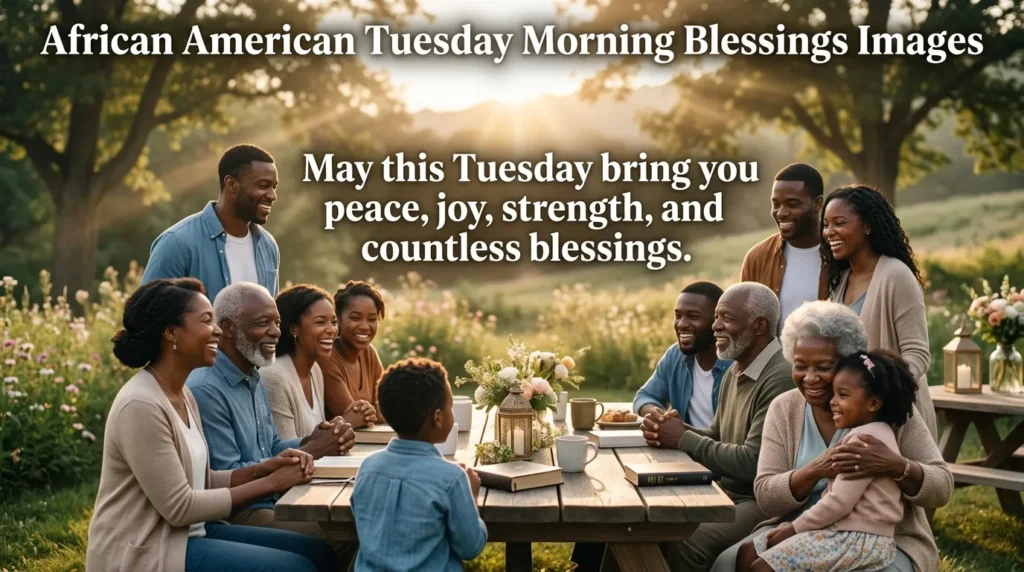 African American Tuesday Morning Blessings Images