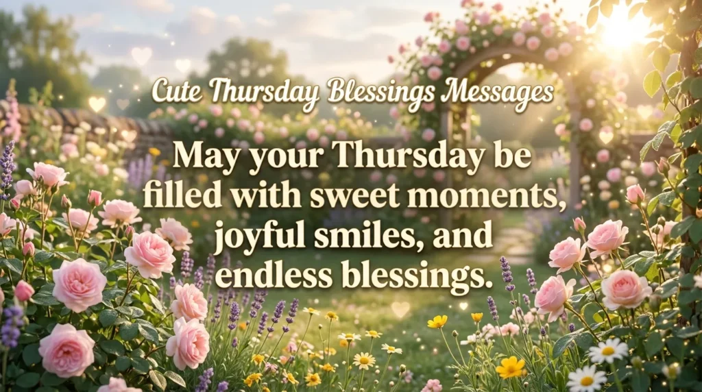 Cute Thursday Blessings Messages