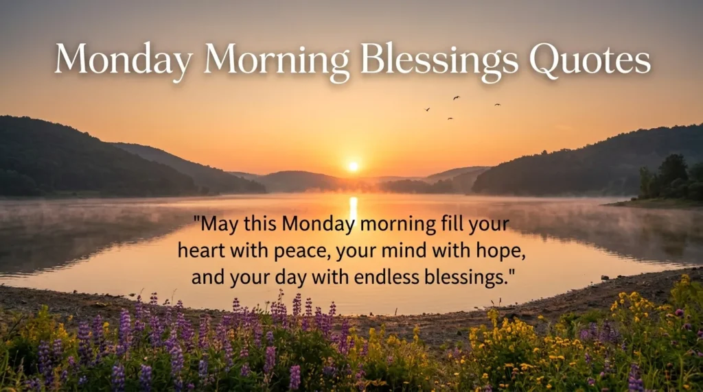 Monday Morning Blessings Quotes