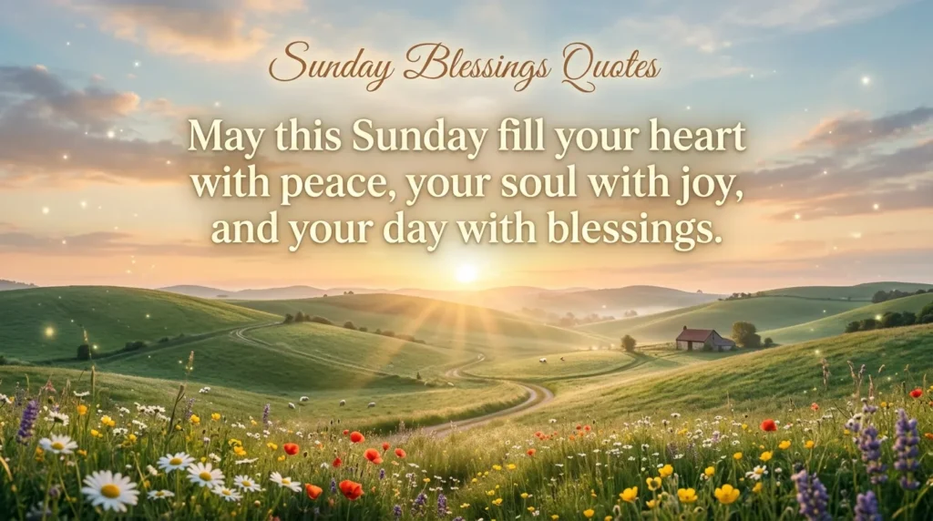 Sunday Blessings Quotes