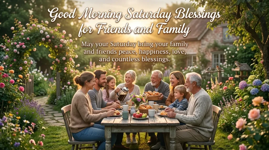 Good Morning Saturday Blessings for Friends and Family