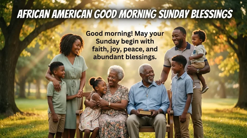 African American Good Morning Sunday Blessings