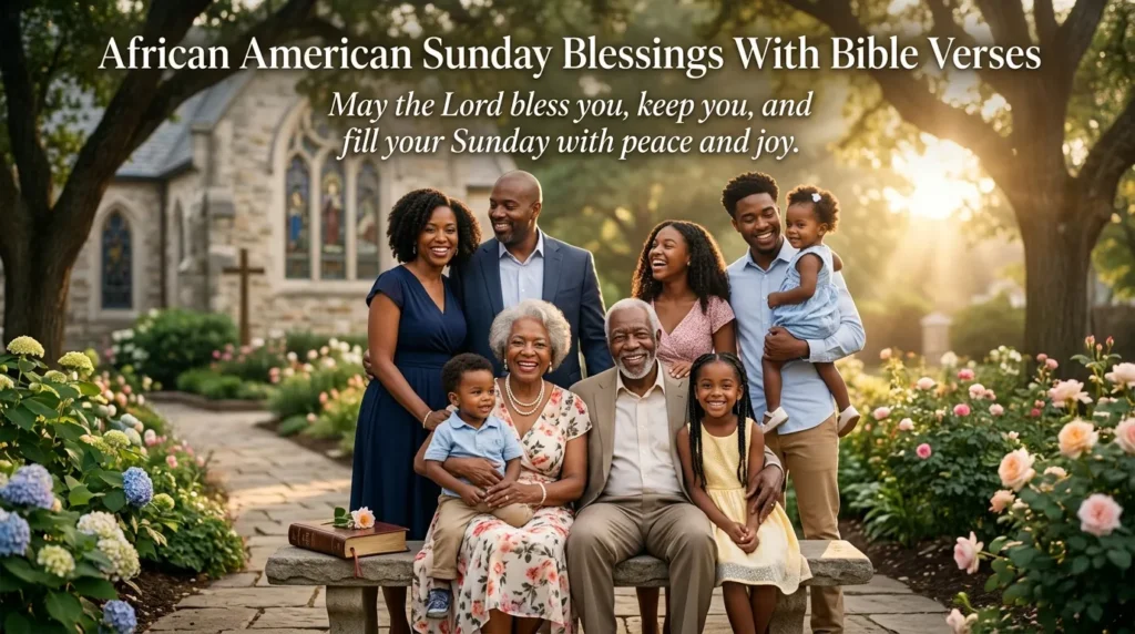 African American Sunday Blessings With Bible Verses