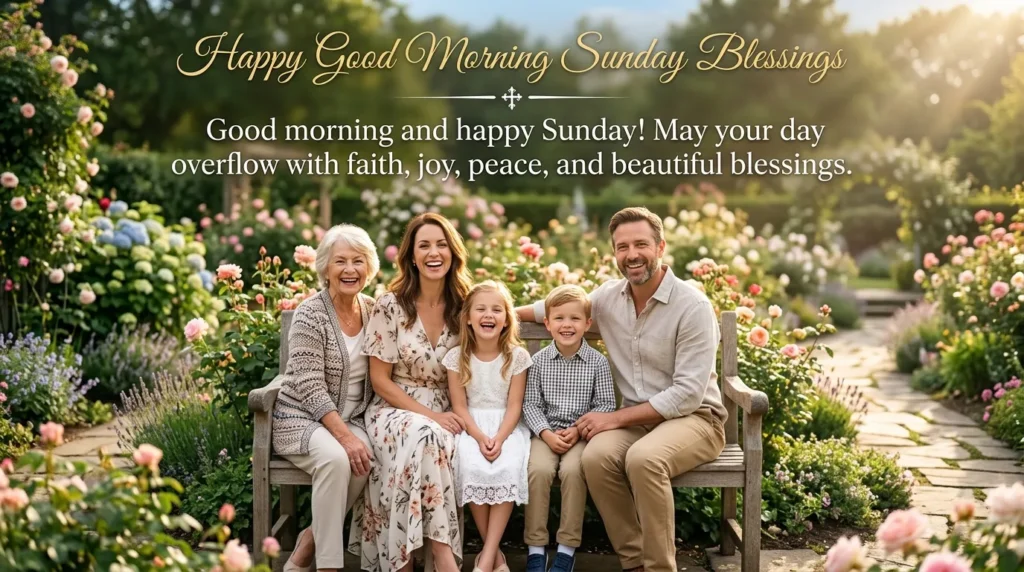 Happy Good Morning Sunday Blessings