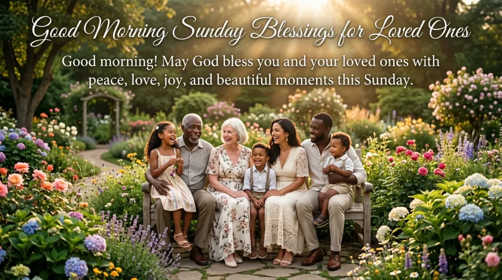 Good Morning Sunday Blessings for Loved Ones