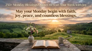 250+ Monday Blessings Quotes to Start Your Week with Joy