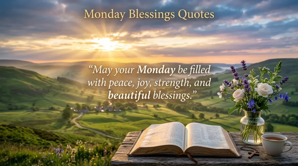 Monday Blessings Quotes
