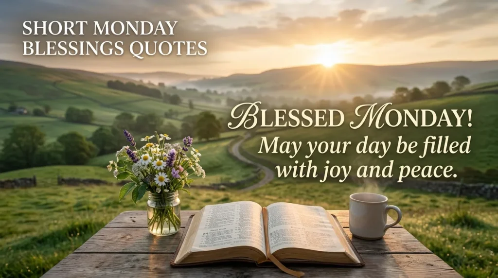 Short Monday Blessings Quotes