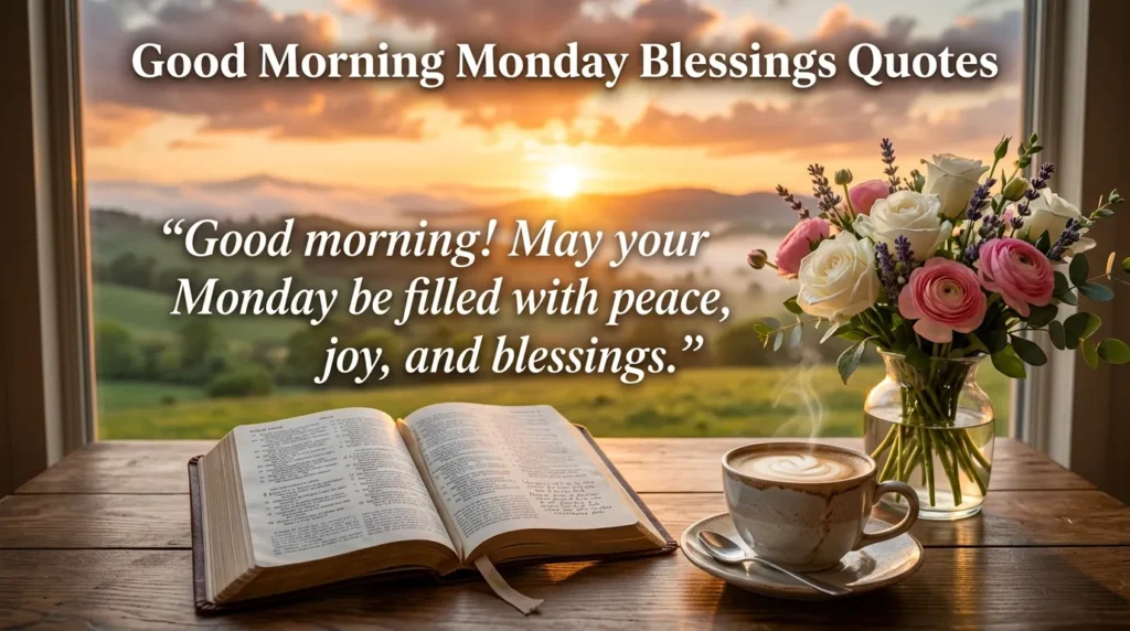 Good Morning Monday Blessings Quotes