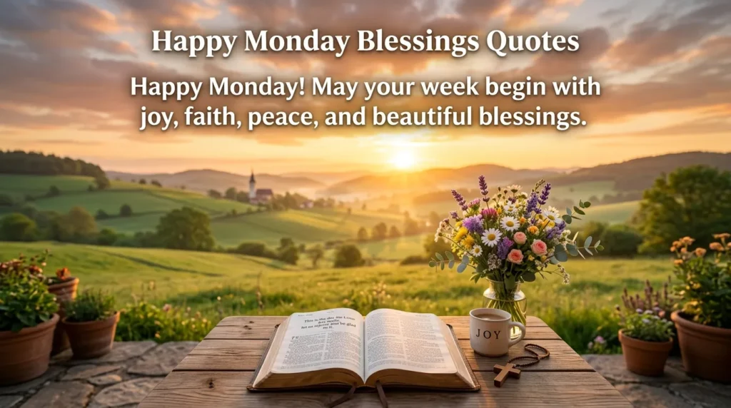 Happy Monday Blessings Quotes