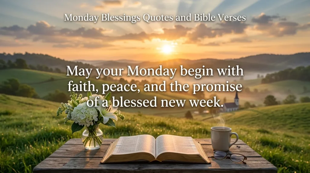 Monday Blessings Quotes and Bible Verses