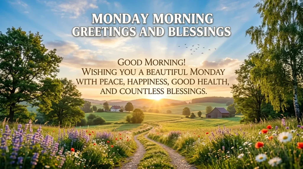 Monday Morning Greetings and Blessings