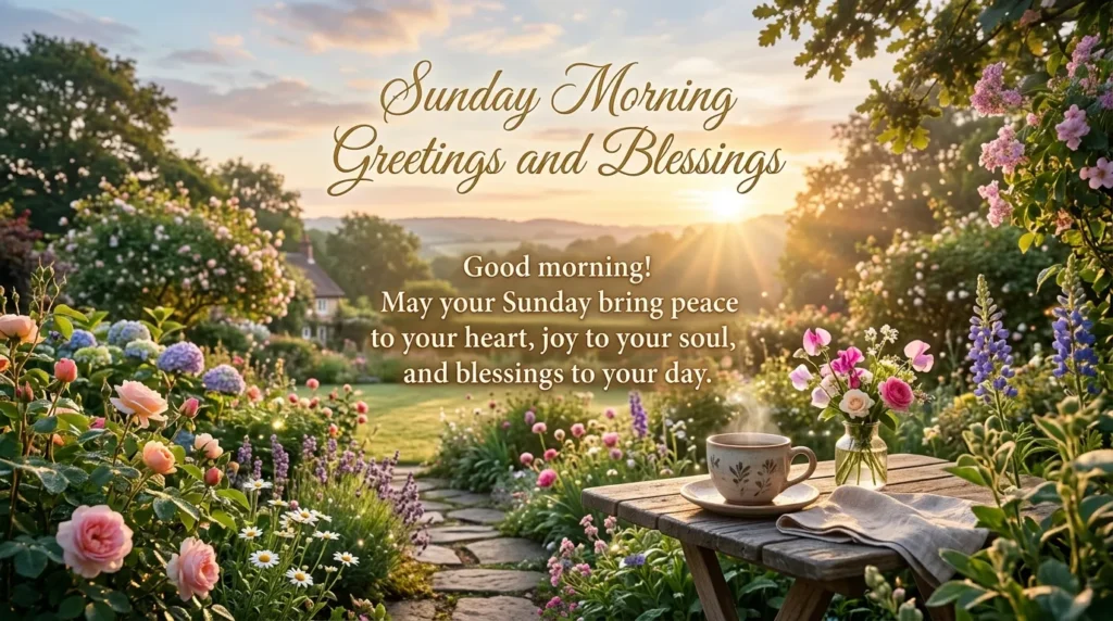Sunday Morning Greetings and Blessings