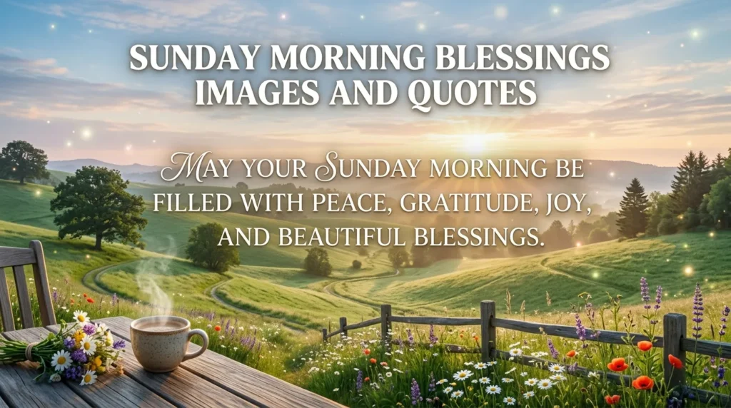 Sunday Morning Blessings Images and Quotes