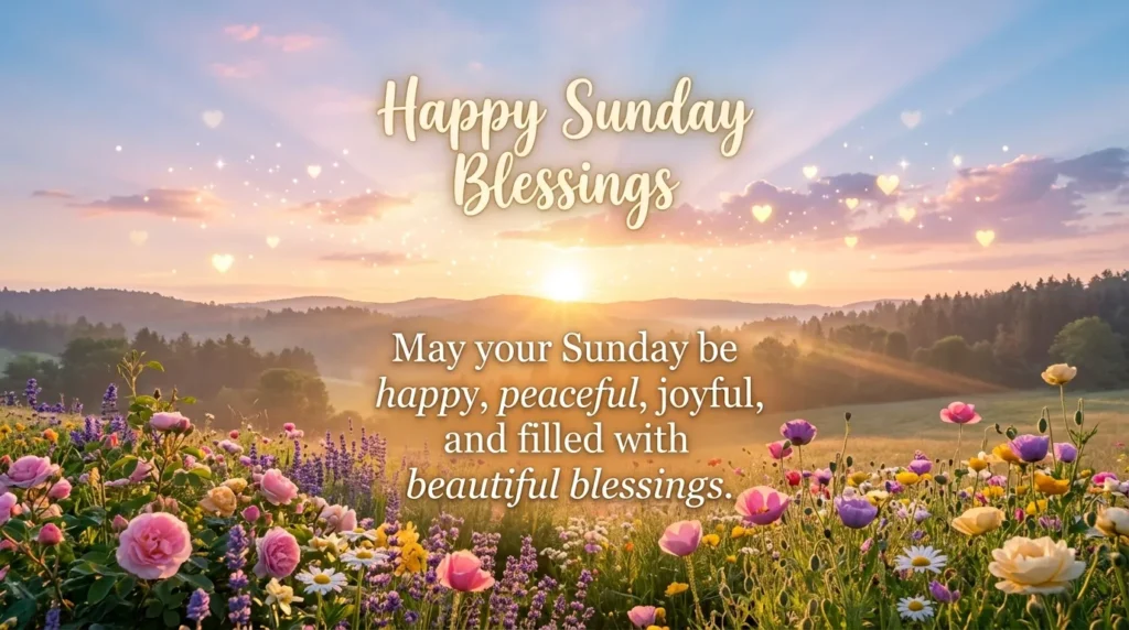 Happy Sunday Blessings
