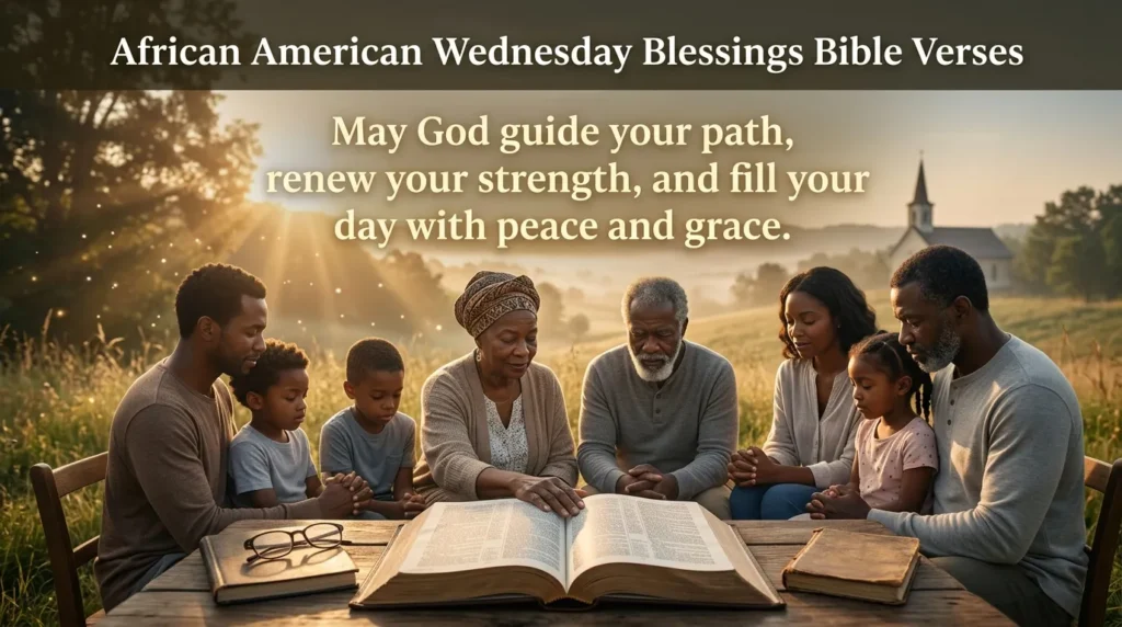 African American Wednesday Blessings Bible Verses