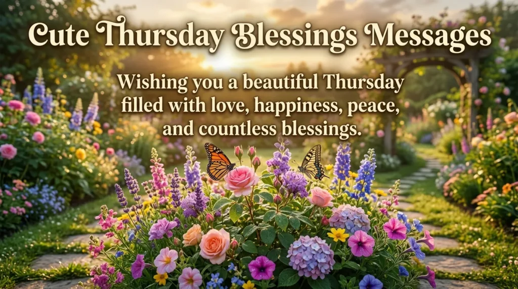 Cute Thursday Blessings Messages