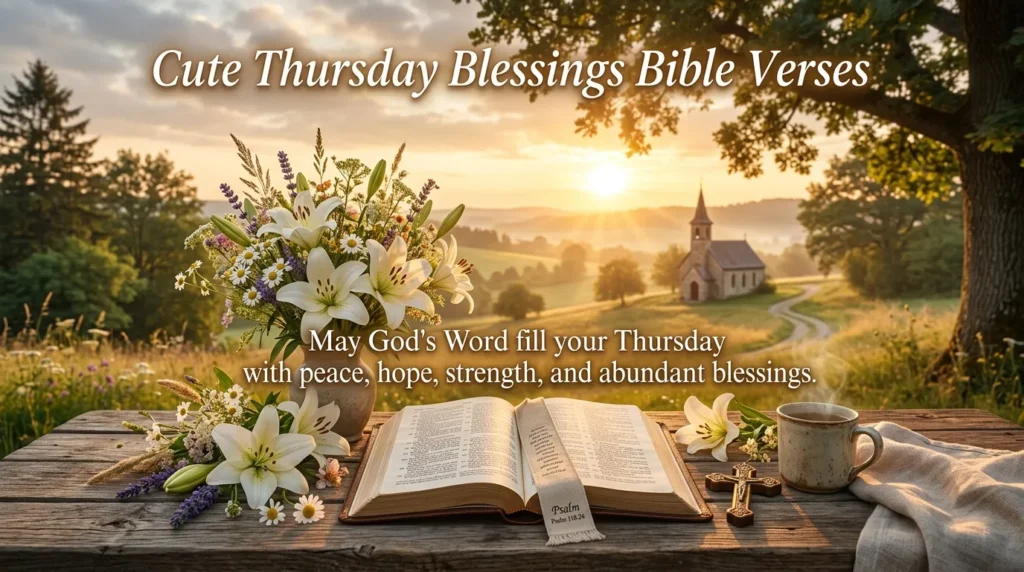 Cute Thursday Blessings Bible Verses