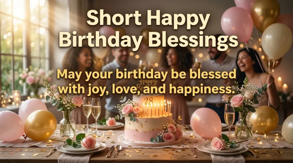 Short Happy Birthday Blessings