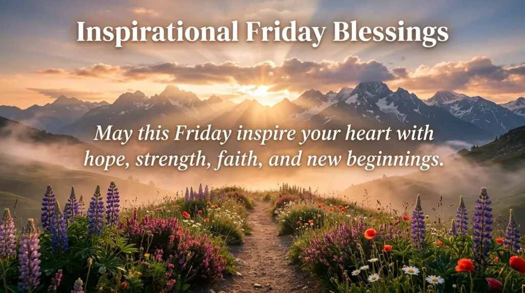 Inspirational Friday Blessings