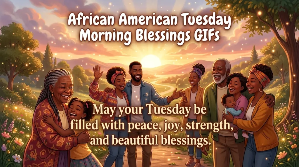 African American Tuesday Morning Blessings GIFs