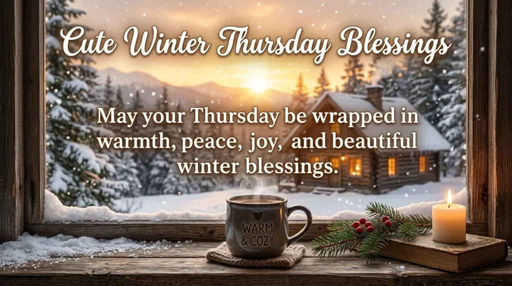 Cute Winter Thursday Blessings